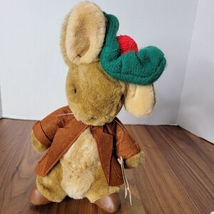 Benjamin Bunny 1985 Vtg Eden Plush Peter Rabbit Beatrix Potter Collectible w Tag
